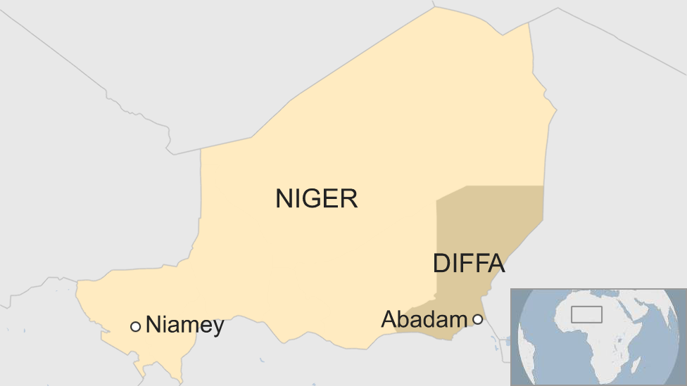 Map of Abadam in Niger