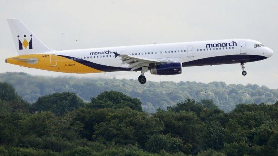 Monarch Airlines plane