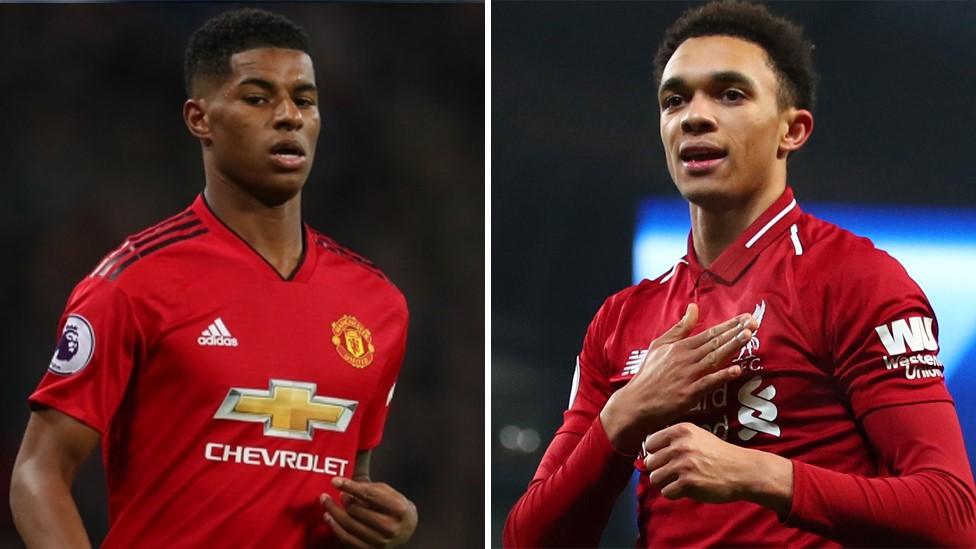 Marcus Rashford and Trent Alexander-Arnold