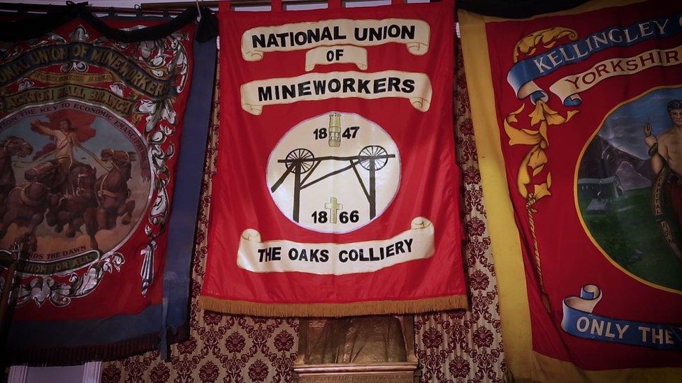 The Oaks Colliery banner