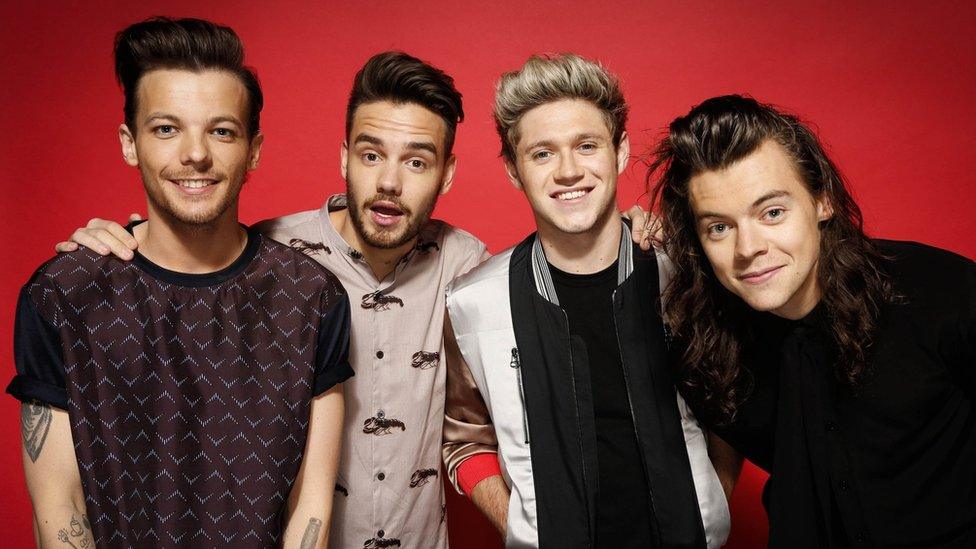 Picture shows - One Direction : l-r Louis Tomlinson, Liam Payne, Niall Horan, Harry Styles