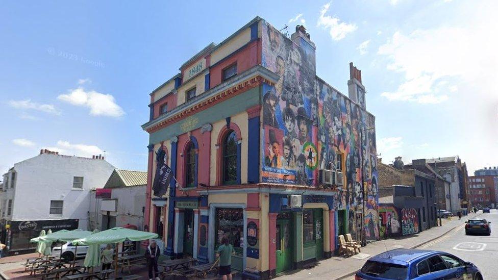 A Google maps image of the Prince Albert pub