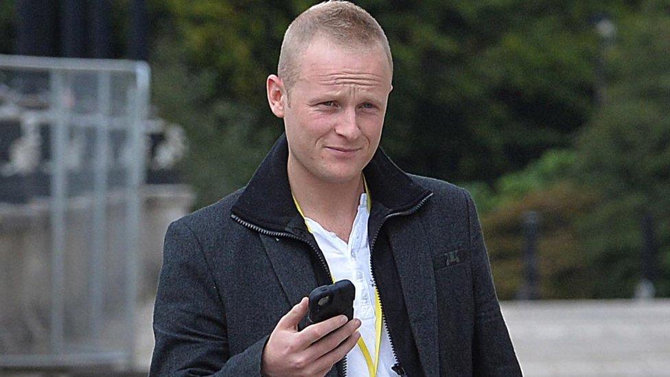 Loyalist blogger Jamie Bryson