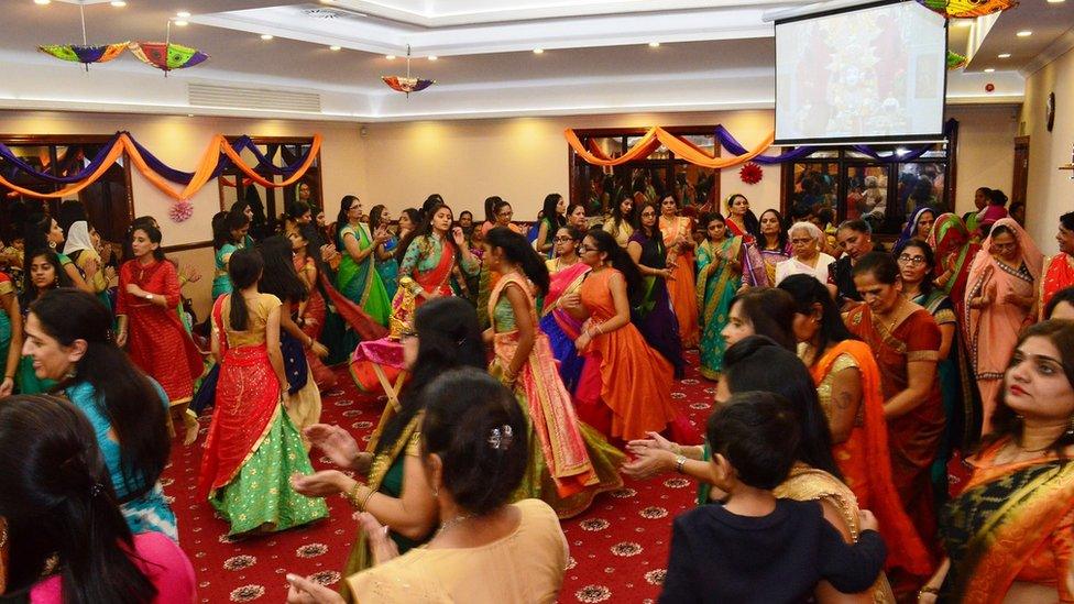 Celebrating Diwali at the Shree Swaminarayan Temple Cardiff