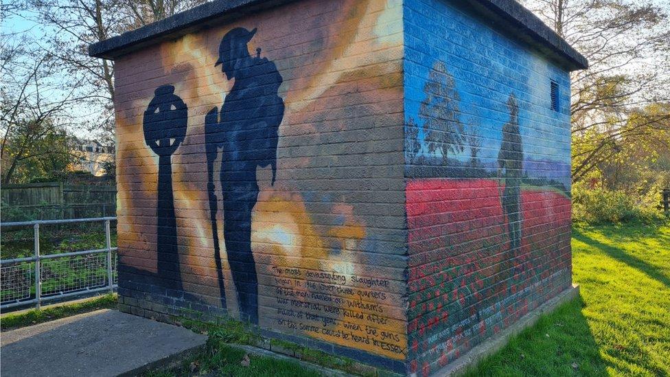 Remembrance mural