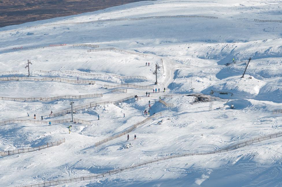 Glencoe Mountain earlier in March