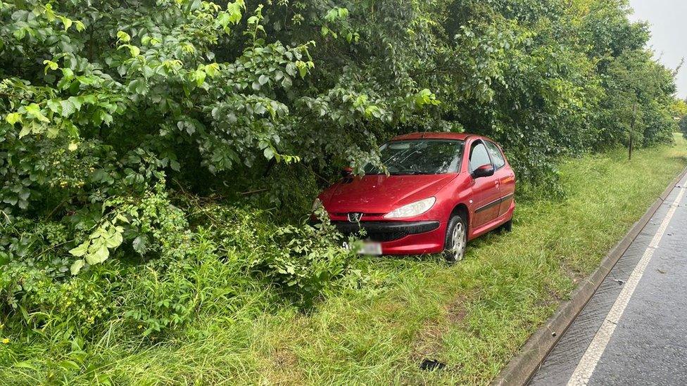 Wendy Cook's car that was crashed into