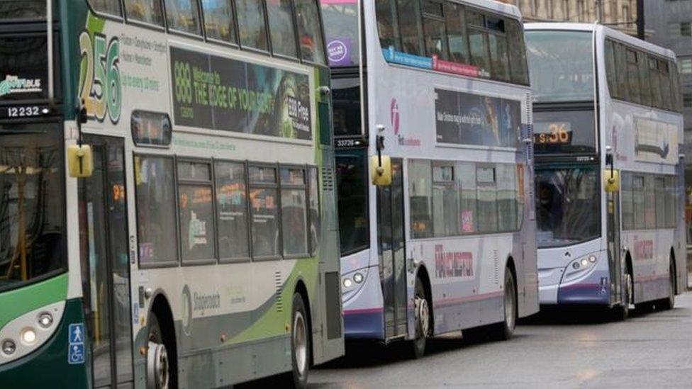 Buses in Manchester