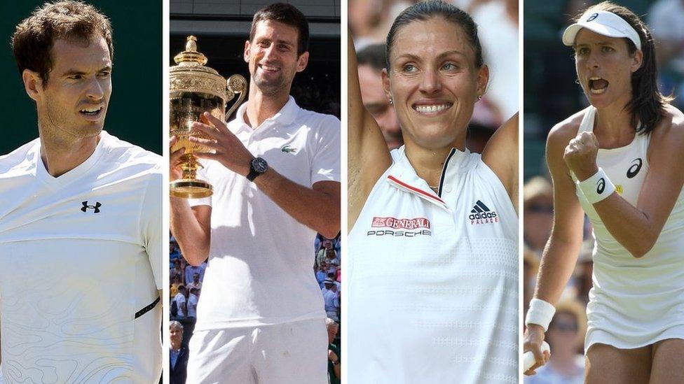 Murray, Djokovic, Kerber, Konta