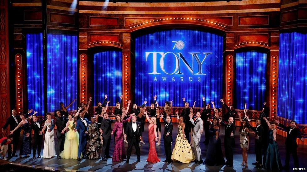 Stars at the Tony Awards