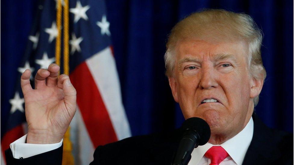 Republican presidential nominee Donald Trump speaks at a campaign event at Trump Doral golf course in Miami, Florida, U.S., July 27, 2016