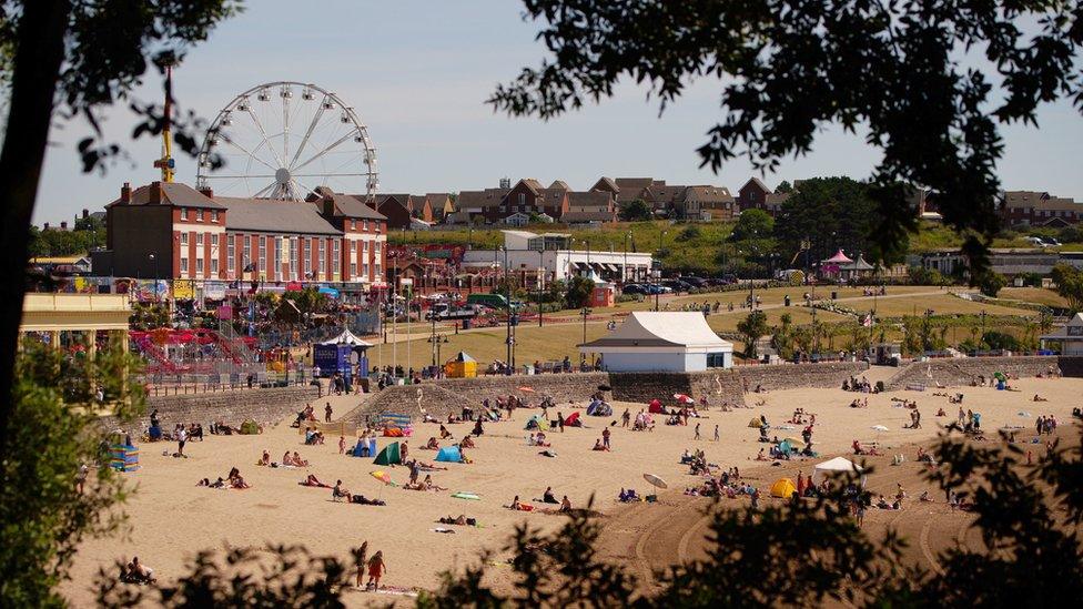 Barry Island beach