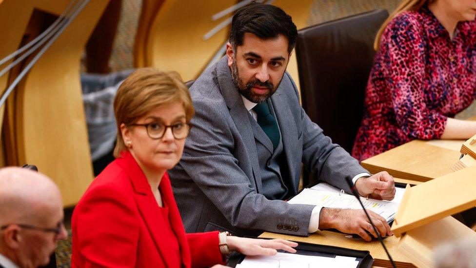 nicola sturgeon and humza yousaf