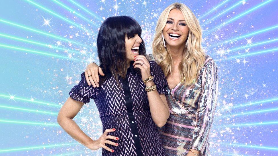 Claudia Winkleman and Tess Daly