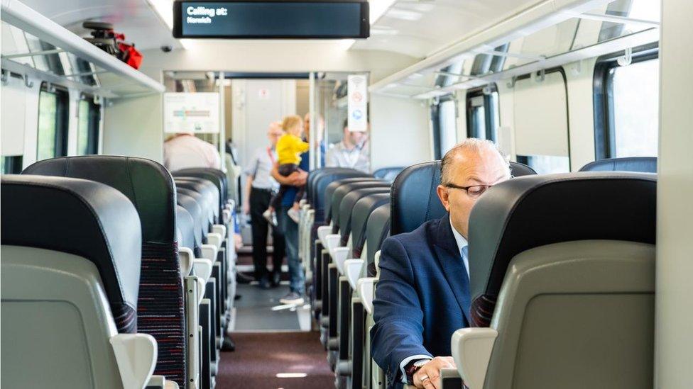 Train interior