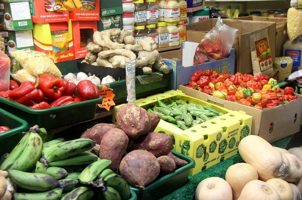 Stall at the market