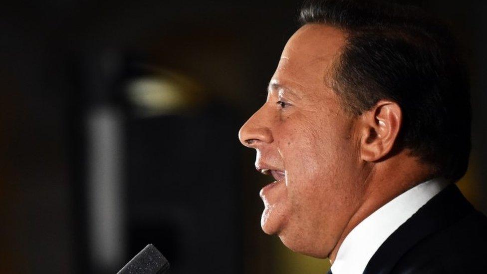 Panamanian President Juan Carlos Varela (06 April 2016)