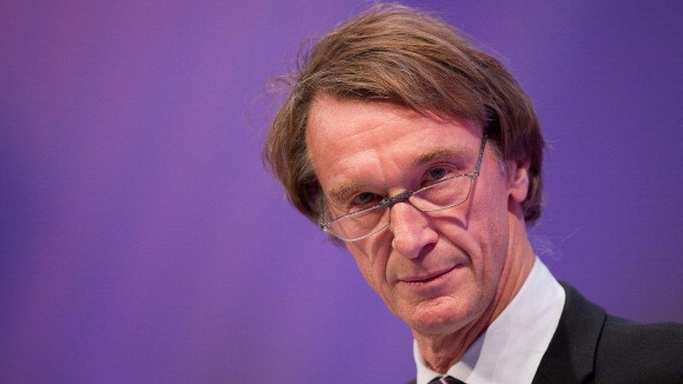 Ineos founder and chairman Jim Ratcliffe