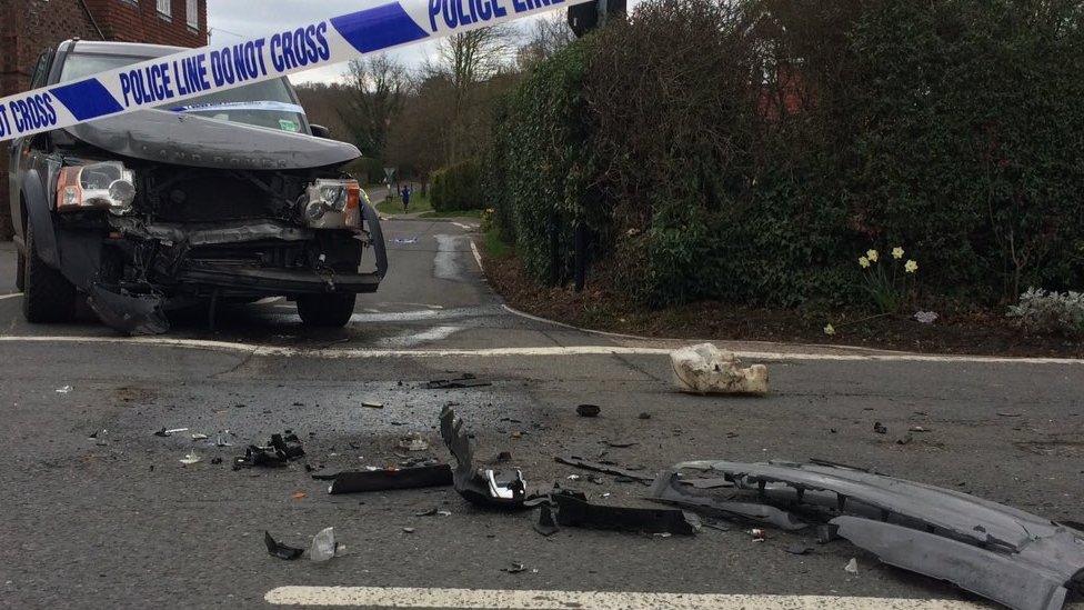 Horsmonden crash