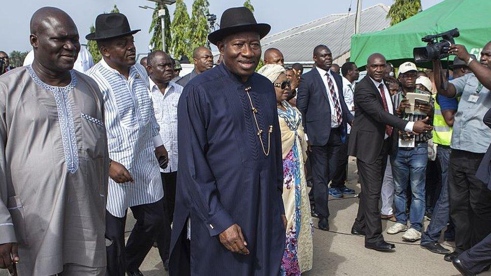 Former Nigerian President Goodluck Jonathan