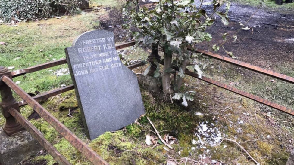 Damage to graves