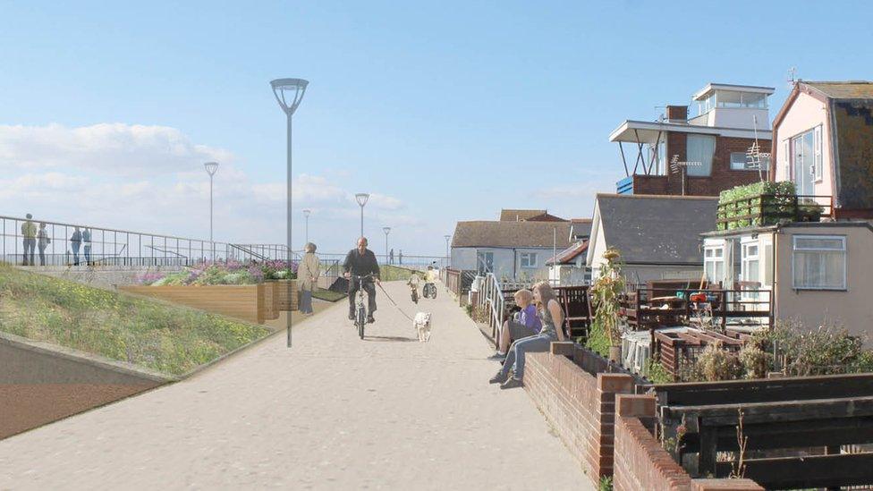 Artist impression of Jaywick regeneration