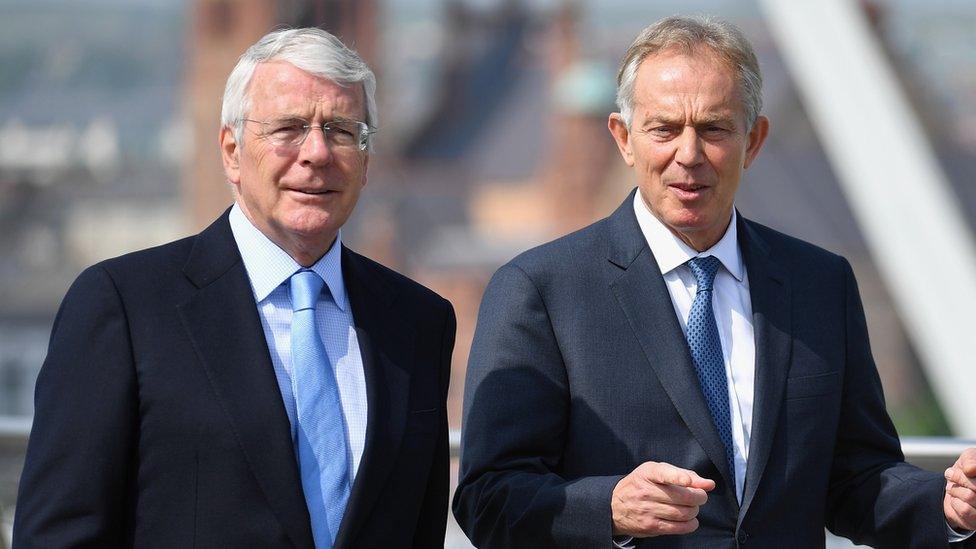 John Major a Tony Blair