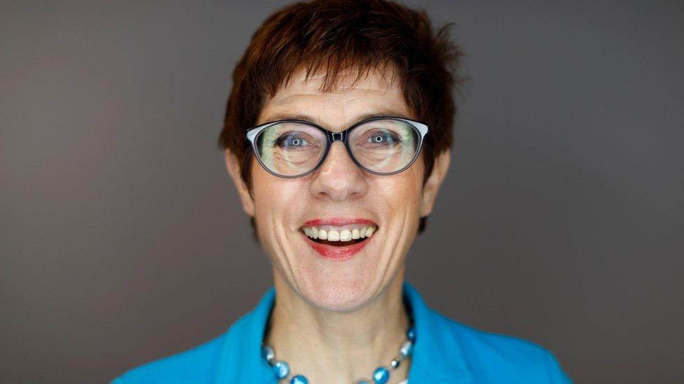 Christian Democratic Union (CDU) candidate for the party chair Annegret Kramp-Karrenbauer poses for a portrait