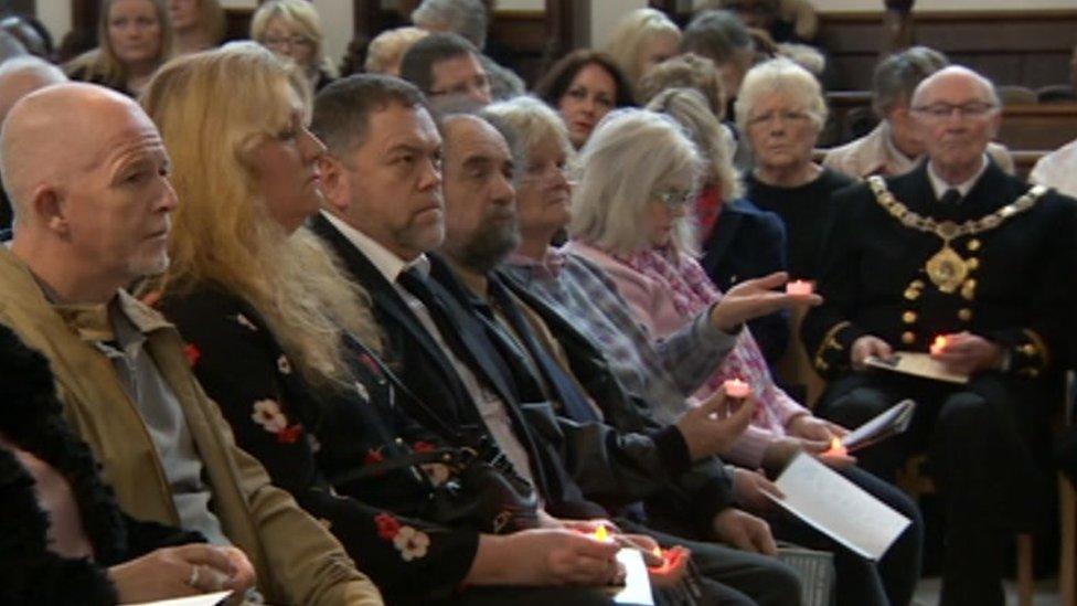 Hundreds of people attended the memorial service at Hull Minster