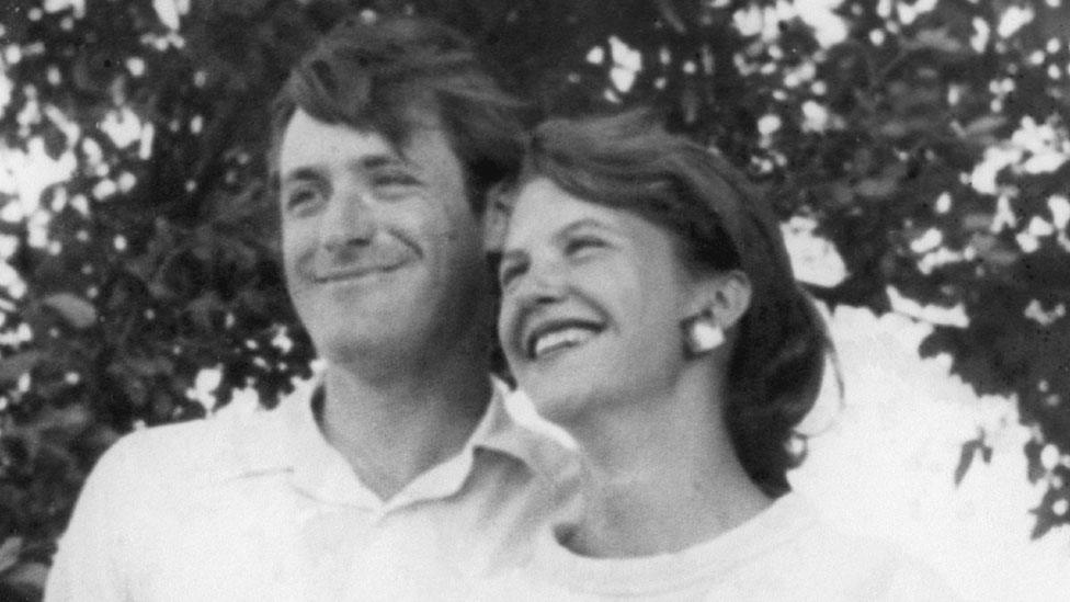 Ted Hughes and Sylvia Plath in 1956