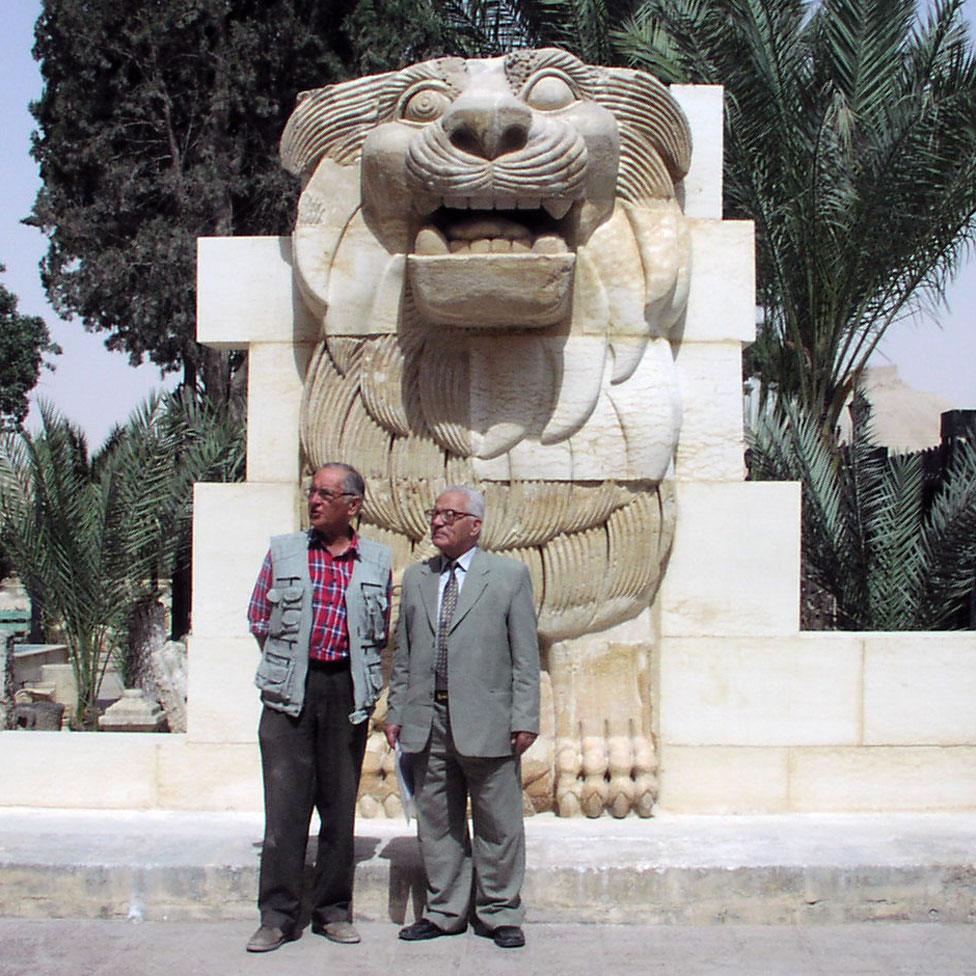 Michal Gawlikowski and Khaled al-Asaad