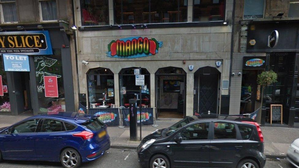 Mango nightclub in Sauchiehall Street