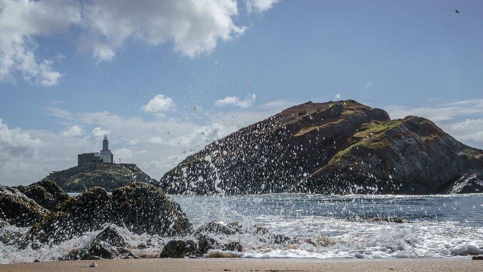 The sea off the Mumbles, captured by Jason Dale