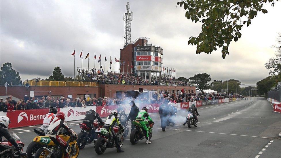 Classic TT start line