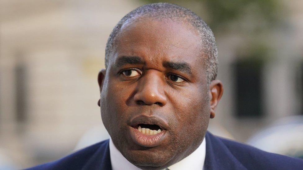 Shadow Foreign Secretary David Lammy