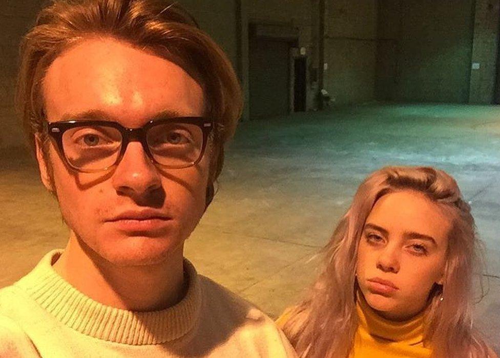 Finneas O'Connell and Billie Eilish