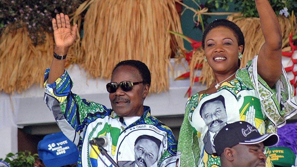 Gabon's late president Omar Bongo