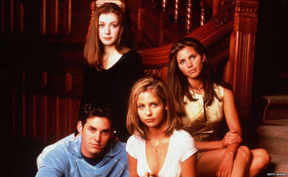 The cast of Buffy the Vampire Slayer