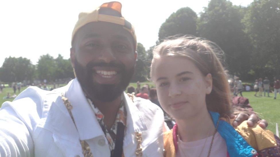 Magid Magid and Joanna Hall