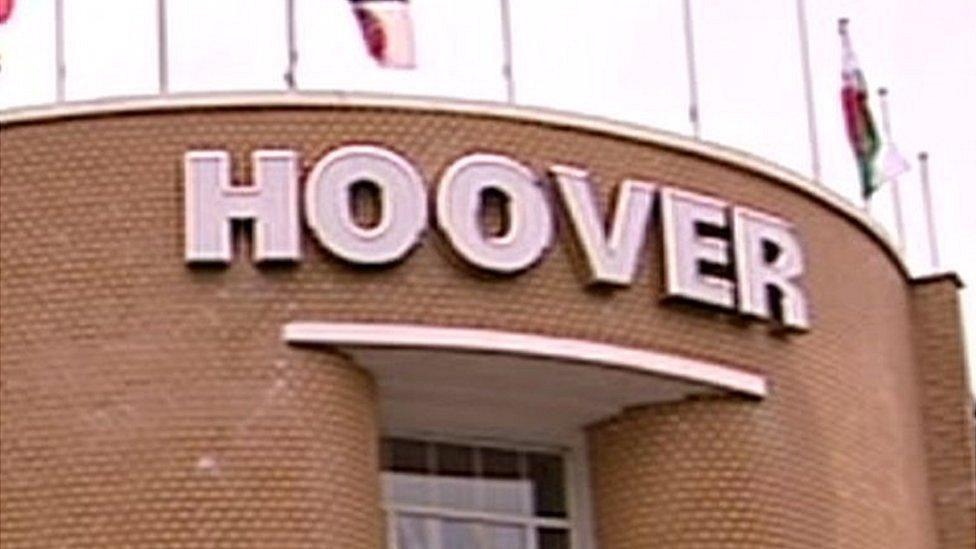 Hoover factory Merthyr Tydfil