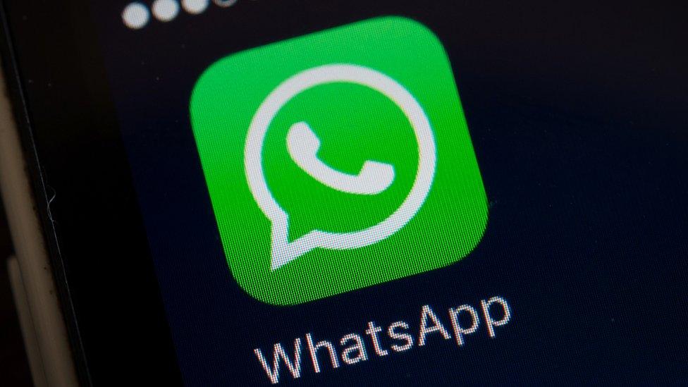 A screen shot of the popular WhatsApp smart phone application is seen after a court in Brazil ordered cellular service providers nationwide to block the application for two days in Rio de Janeiro, Brazil, on December 17, 2015.