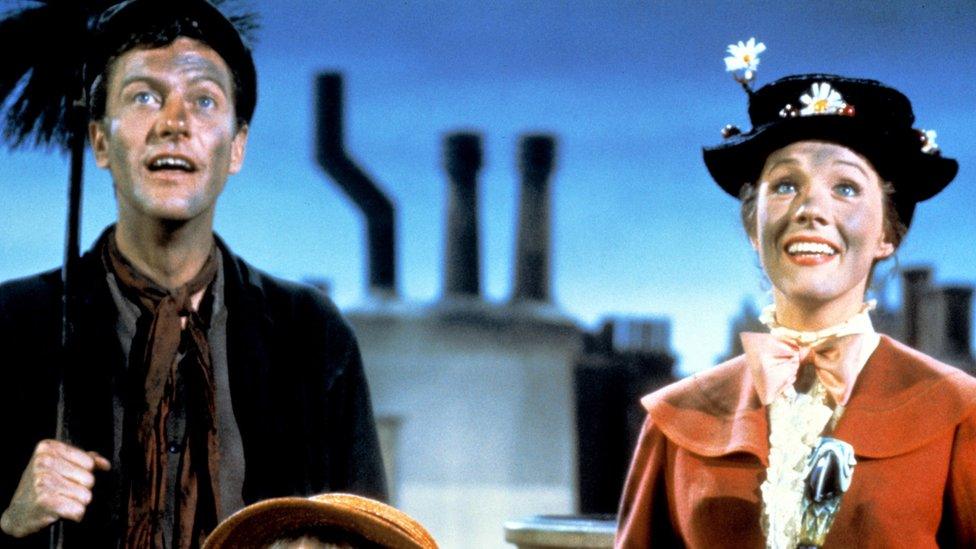 Julie Andrews and Dick Van Dyke in the original Mary Poppins