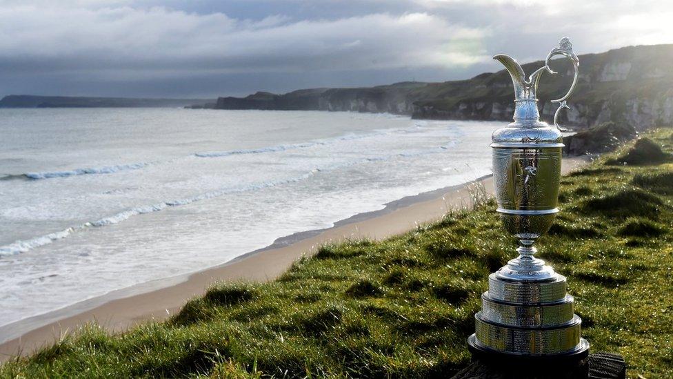 The Claret Jug at Royal Portrush Golf Club