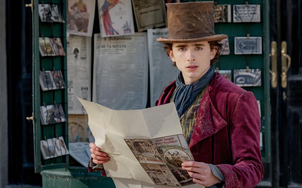 Timothée Chalamet in Wonka