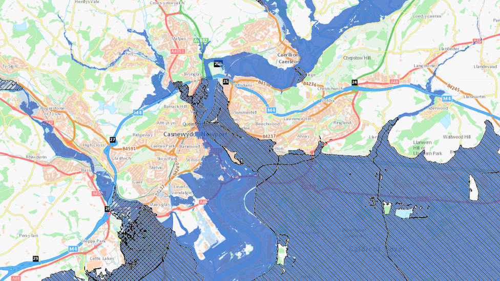 Newport Tan15 map