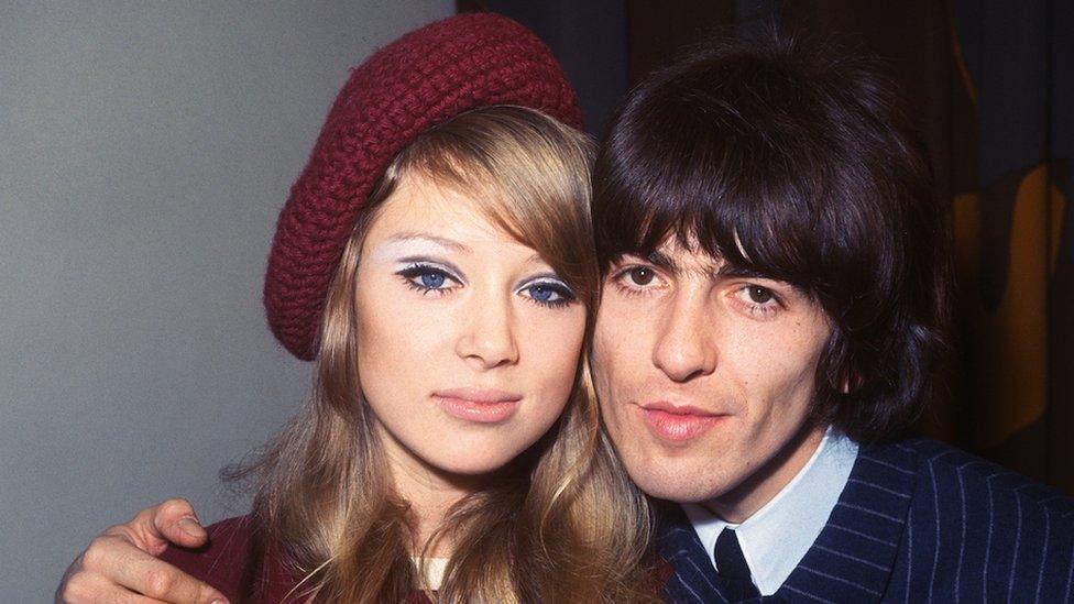 Pattie Boyd and George Harrison