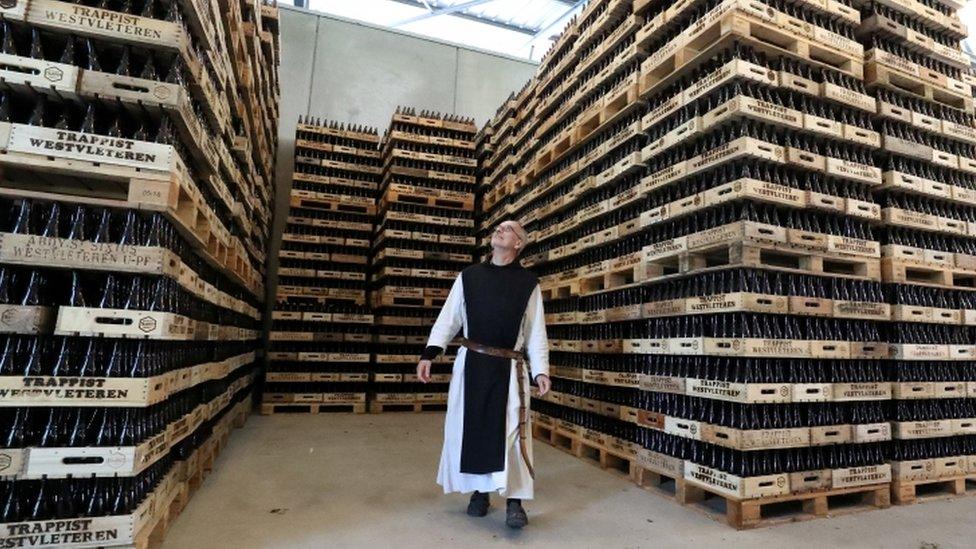 Brother Godfried, a Belgian Trappist monk at Sint-Sixtus abbey