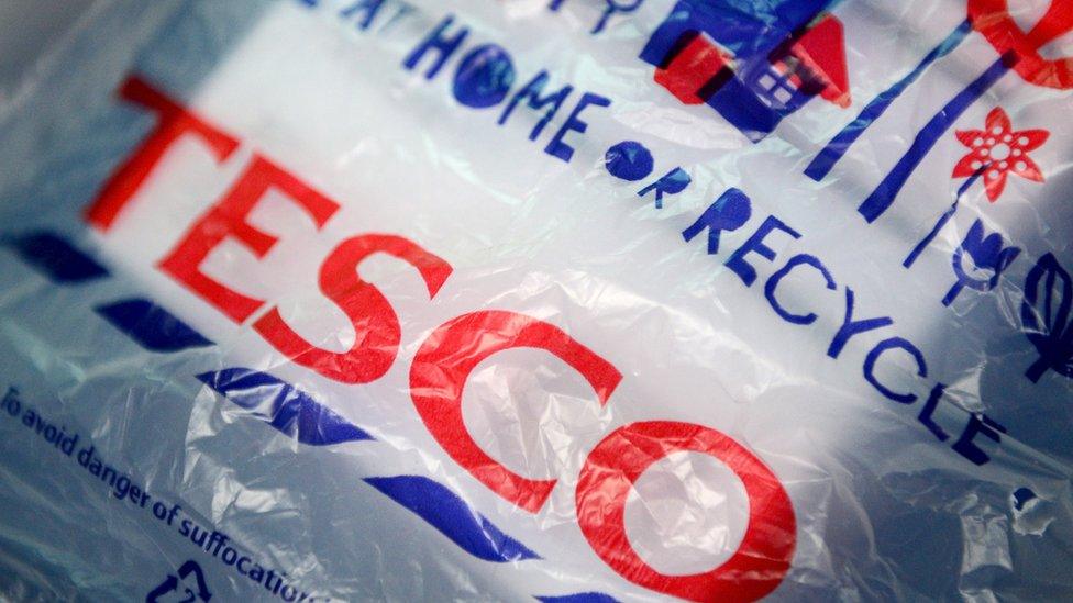 Tesco shopping bag