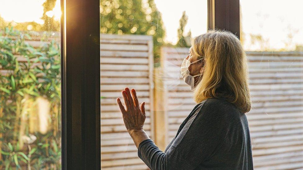 Women gazing out of the window