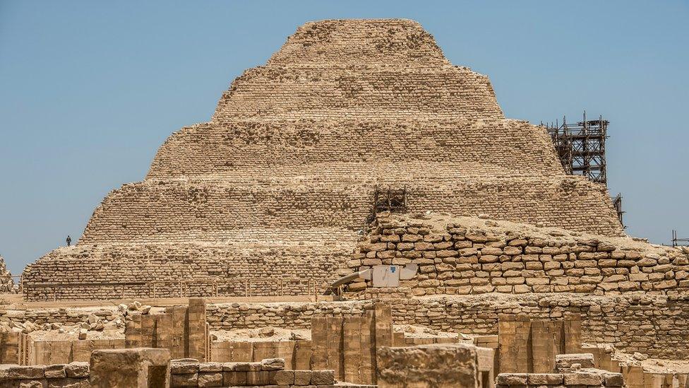 Djoser Pyramid, in the Saqqara necropolis